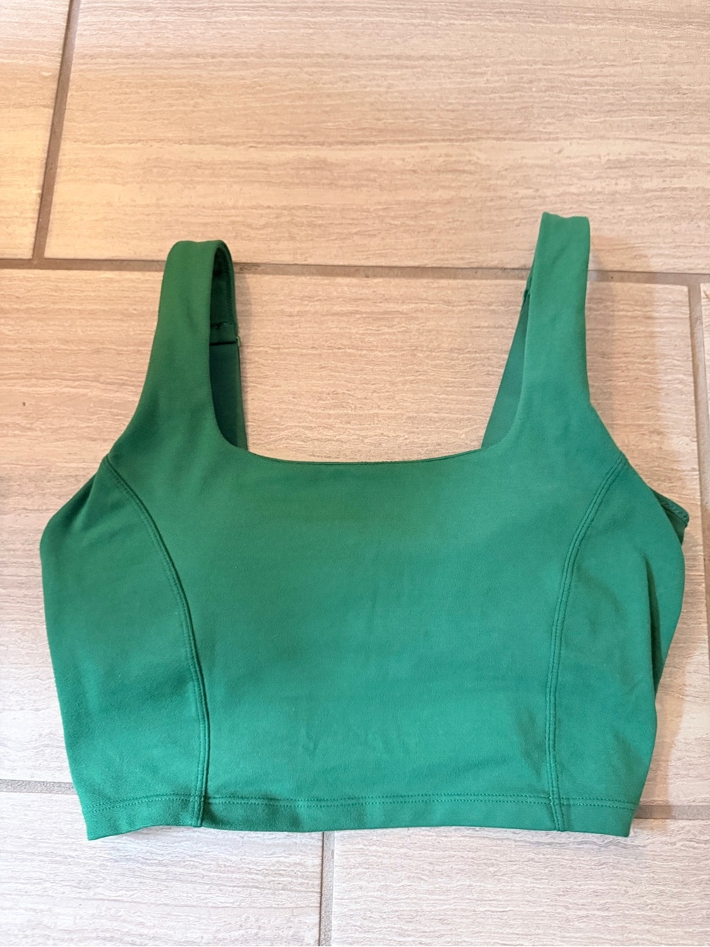 Offline by Aerie The Hugger Longline Real Good SIP Green Small Crop Top